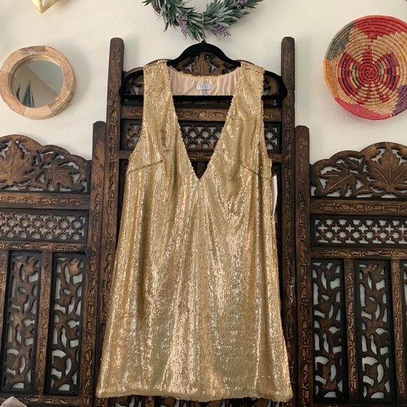 slim fit dress slacks Graduated Sequin Dress – Elie Tahari